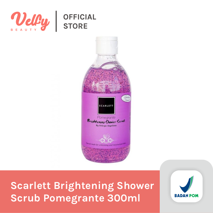 Brightening Shower Scrub Pomegrante 300ml